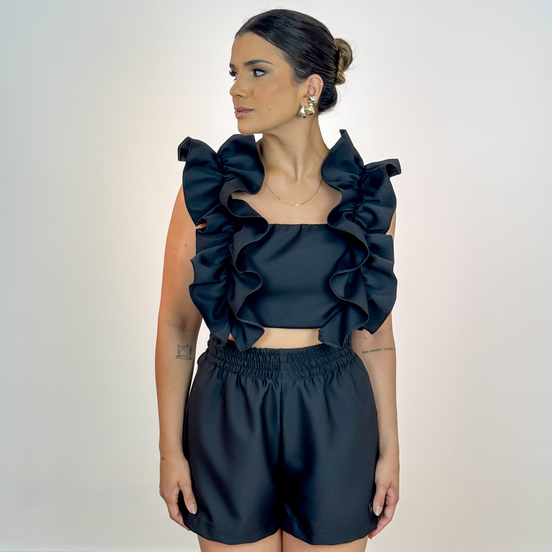 Cropped Fran em Alfaiataria