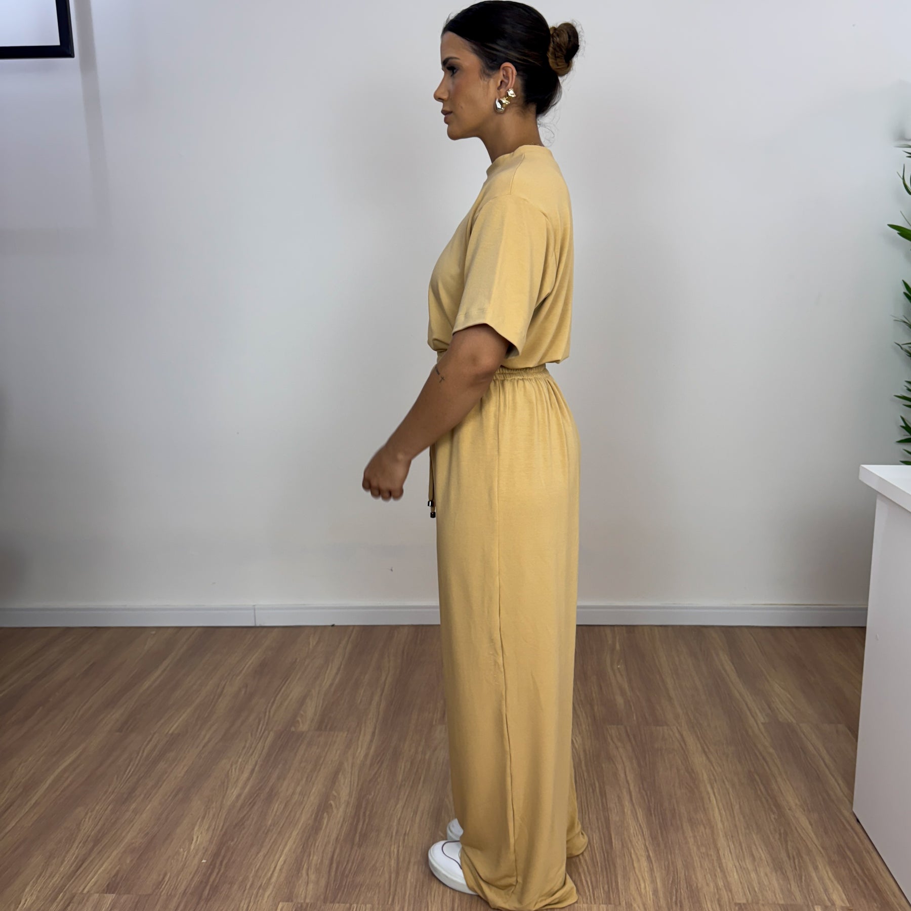 Conjunto AeroLook Calça Bege