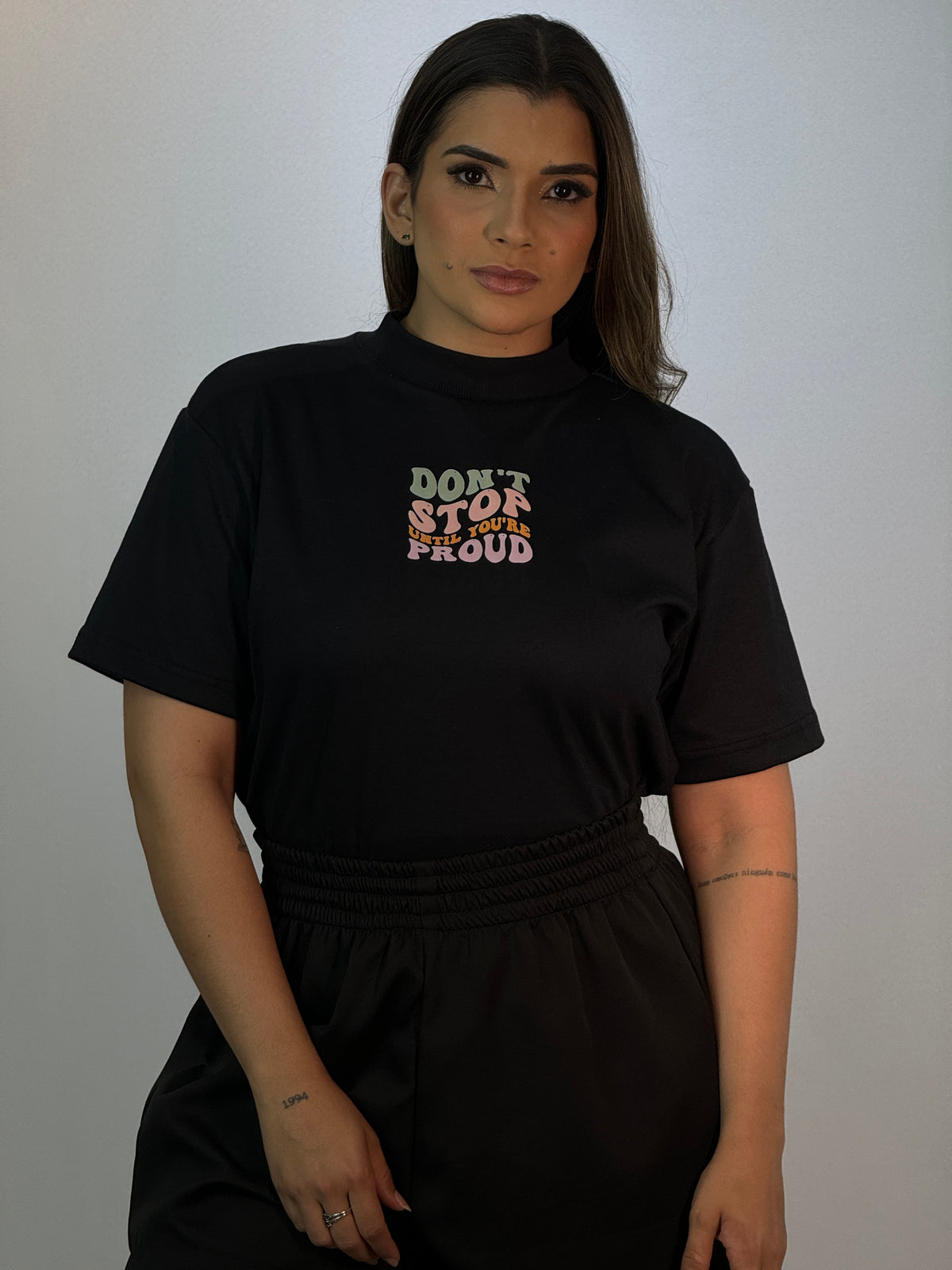 Blusa Over Basic Premium Preto