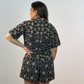 Cropped Richelieu Preto