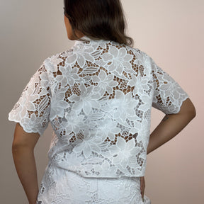 Cropped Richelieu Branco