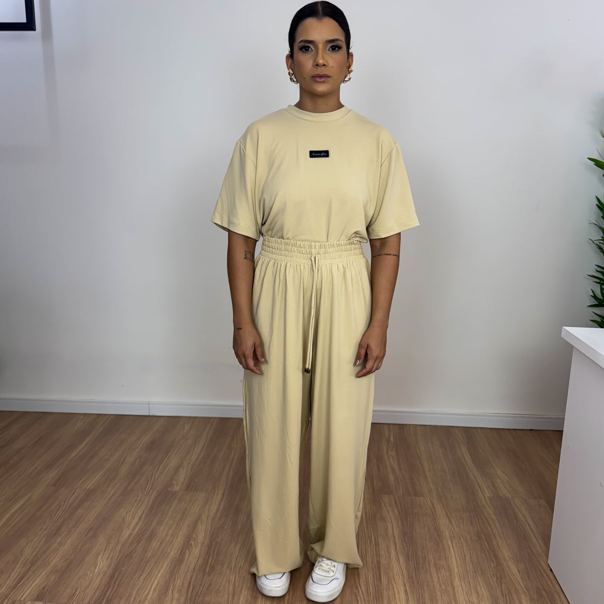 Conjunto AeroLook Calça Pérola