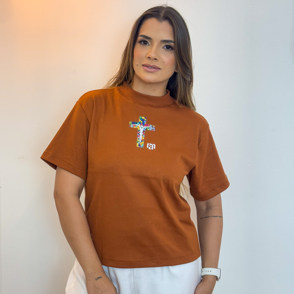 Blusa Over Basic Premium Terracota
