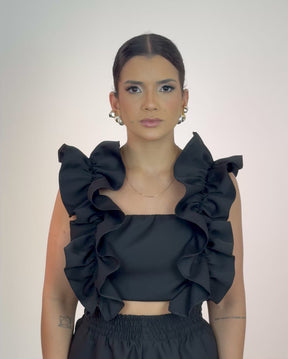 Cropped Fran em Alfaiataria